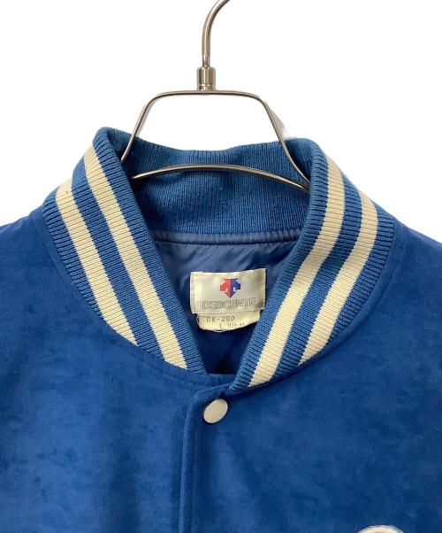 DESCENTE（デサント）DESCENTE (デサント) スタジャン ブルー サイズ:Lの古着・服飾アイテム
