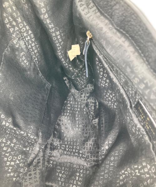Kate Spade（ケイトスペード）Kate Spade (ケイトスペード) レザーショルダーバッグ ブラック ブラックの古着・服飾アイテム