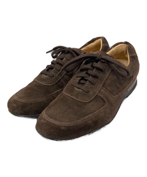 CLARKS（クラークス）CLARKS (クラークス) スエードスニーカー　ブラウン ブラウン サイズ:4dの古着・服飾アイテム
