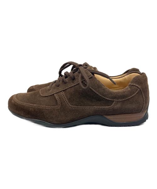 CLARKS（クラークス）CLARKS (クラークス) スエードスニーカー　ブラウン ブラウン サイズ:4dの古着・服飾アイテム