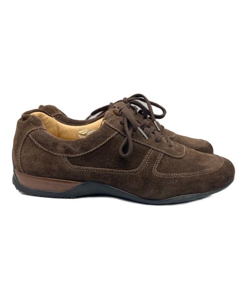 CLARKS（クラークス）CLARKS (クラークス) スエードスニーカー　ブラウン ブラウン サイズ:4dの古着・服飾アイテム