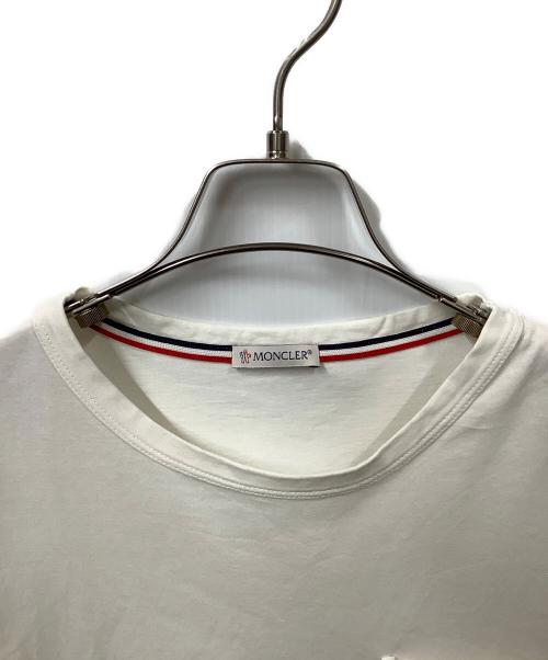 MONCLER（モンクレール）MONCLER (モンクレール) MAGLIA T-SHIRT ホワイト サイズ:Ｍの古着・服飾アイテム