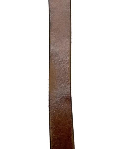 SUGAR CANE&Co.（シュガーケーン）SUGAR CANE＆Co. (シュガーケーン) レザーベルト ブラウン サイズ:w36の古着・服飾アイテム