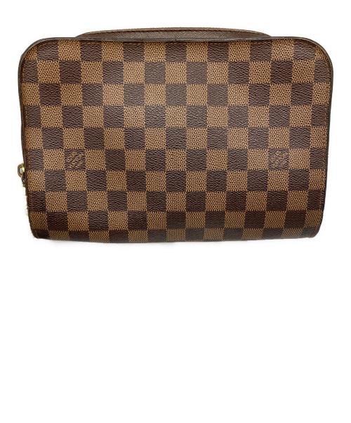 LOUIS VUITTON（ルイ ヴィトン）LOUIS VUITTON (ルイ ヴィトン) クラッチバッグ　ダミエ ブラウンの古着・服飾アイテム