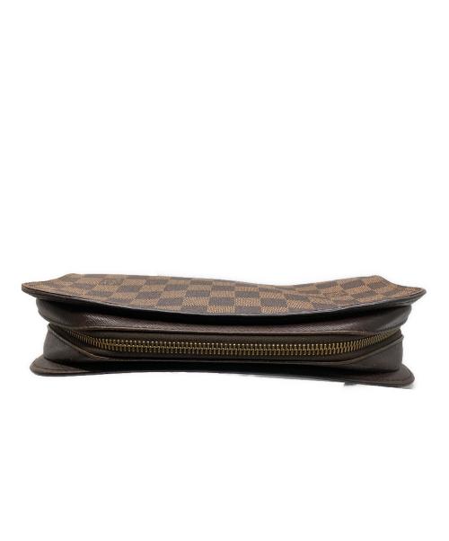 LOUIS VUITTON（ルイ ヴィトン）LOUIS VUITTON (ルイ ヴィトン) クラッチバッグ　ダミエ ブラウンの古着・服飾アイテム