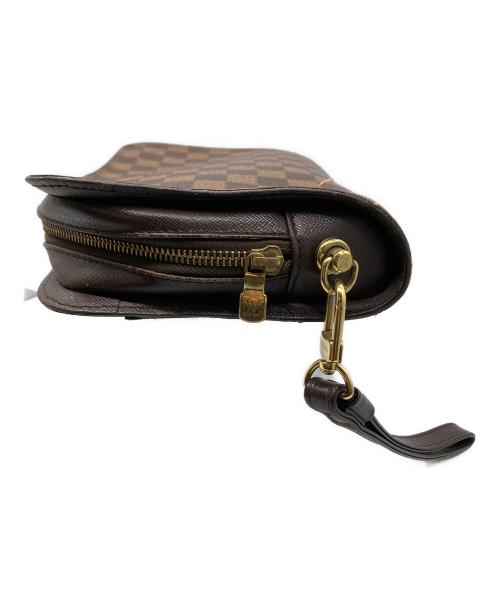 LOUIS VUITTON（ルイ ヴィトン）LOUIS VUITTON (ルイ ヴィトン) クラッチバッグ　ダミエ ブラウンの古着・服飾アイテム