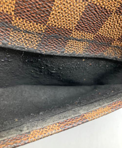 LOUIS VUITTON（ルイ ヴィトン）LOUIS VUITTON (ルイ ヴィトン) クラッチバッグ　ダミエ ブラウンの古着・服飾アイテム