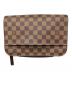 LOUIS VUITTON（ルイ ヴィトン）の古着「クラッチバッグ　ダミエ」｜ブラウン