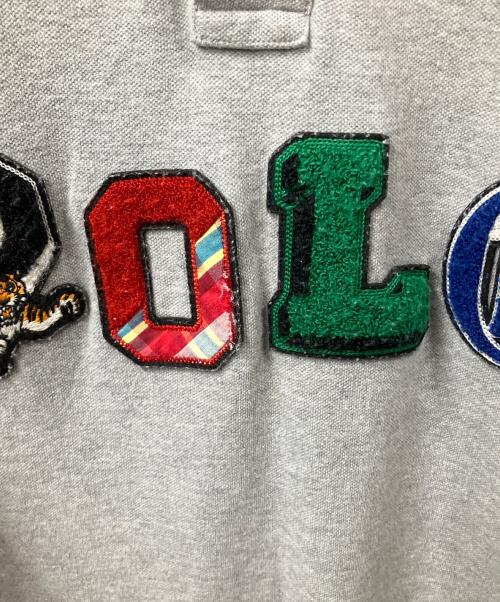 POLO RALPH LAUREN（ポロ・ラルフローレン）POLO RALPH LAUREN (ポロ・ラルフローレン) ロゴポロシャツ　グレー グレー サイズ:Lの古着・服飾アイテム