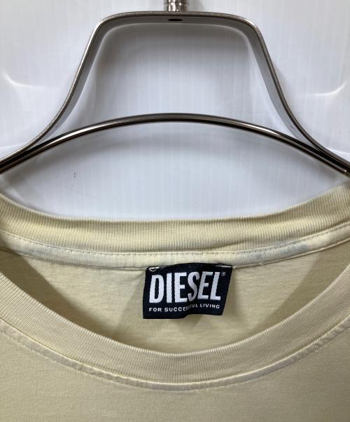 DIESEL（ディーゼル）DIESEL (ディーゼル) 半袖カットソー イエロー イエロー サイズ:Lの古着・服飾アイテム