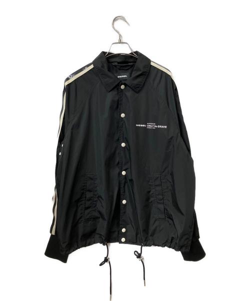DIESEL（ディーゼル）DIESEL (ディーゼル) コーチジャケット ブラック サイズ:Mの古着・服飾アイテム