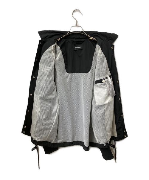 DIESEL（ディーゼル）DIESEL (ディーゼル) コーチジャケット ブラック サイズ:Mの古着・服飾アイテム