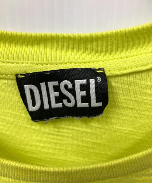 DIESEL（ディーゼル）DIESEL (ディーゼル) Tシャツ イエロー 黄緑 サイズ:XLの古着・服飾アイテム