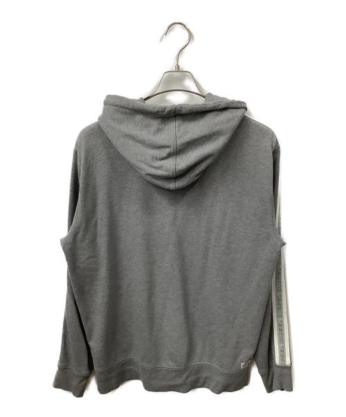 DIESEL（ディーゼル）DIESEL (ディーゼル) サイドラインジップパーカー　グレー グレー サイズ:Ｌの古着・服飾アイテム