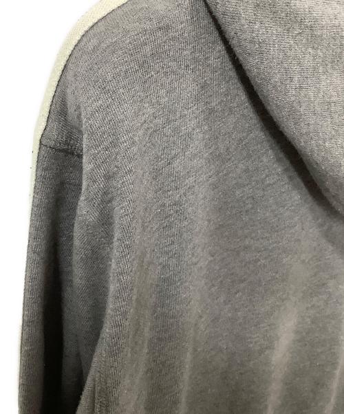 DIESEL（ディーゼル）DIESEL (ディーゼル) サイドラインジップパーカー　グレー グレー サイズ:Ｌの古着・服飾アイテム