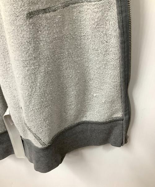 DIESEL（ディーゼル）DIESEL (ディーゼル) サイドラインジップパーカー　グレー グレー サイズ:Ｌの古着・服飾アイテム