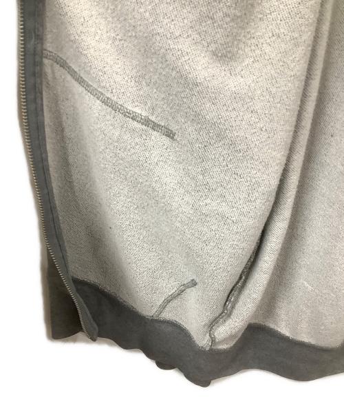 DIESEL（ディーゼル）DIESEL (ディーゼル) サイドラインジップパーカー　グレー グレー サイズ:Ｌの古着・服飾アイテム