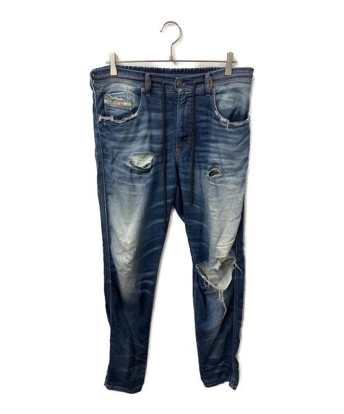 DIESEL（ディーゼル）DIESEL (ディーゼル) 2062 D-Strukt Joggjeans インディゴ サイズ:W32の古着・服飾アイテム