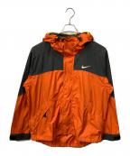 NIKE ACGナイキエーシージー）の古着「ナイロンフーディ オレンジ×グレー」｜オレンジ×グレー