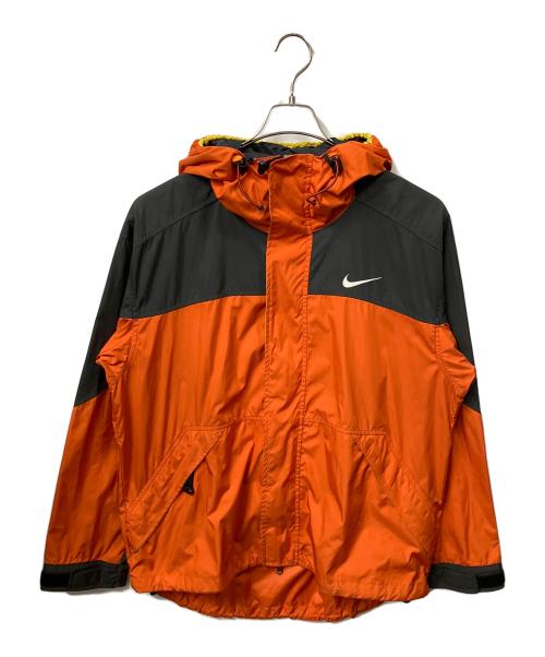 NIKE ACG（ナイキエーシージー）NIKE ACG (ナイキエーシージー) ナイロンフーディ オレンジ×グレー オレンジ×グレー サイズ:Lの古着・服飾アイテム