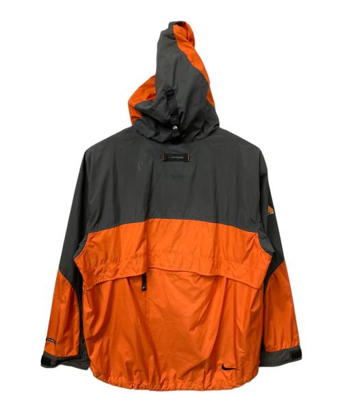 NIKE ACG（ナイキエーシージー）NIKE ACG (ナイキエーシージー) ナイロンフーディ オレンジ×グレー オレンジ×グレー サイズ:Lの古着・服飾アイテム