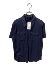 BURBERRY BLACK LABEL（バーバリーブラックレーベル）の古着「半袖カットソー ネイビー」｜ネイビー