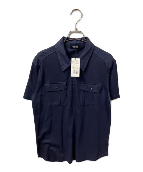 BURBERRY BLACK LABEL（バーバリーブラックレーベル）BURBERRY BLACK LABEL (バーバリーブラックレーベル) 半袖カットソー ネイビー ネイビー サイズ:２ 未使用品の古着・服飾アイテム