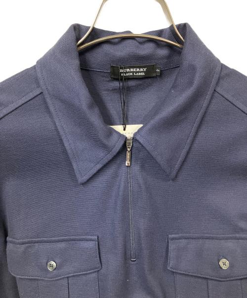 BURBERRY BLACK LABEL（バーバリーブラックレーベル）BURBERRY BLACK LABEL (バーバリーブラックレーベル) 半袖カットソー ネイビー ネイビー サイズ:２ 未使用品の古着・服飾アイテム
