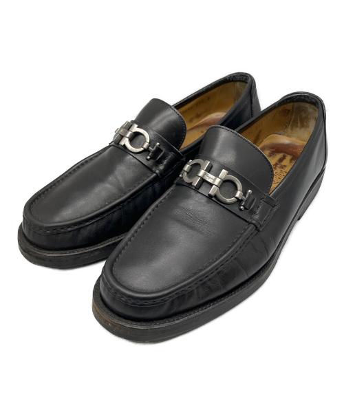 Salvatore Ferragamo（サルヴァトーレ フェラガモ）Salvatore Ferragamo (サルヴァトーレ フェラガモ) ビットローファーブラック ブラック サイズ:26の古着・服飾アイテム