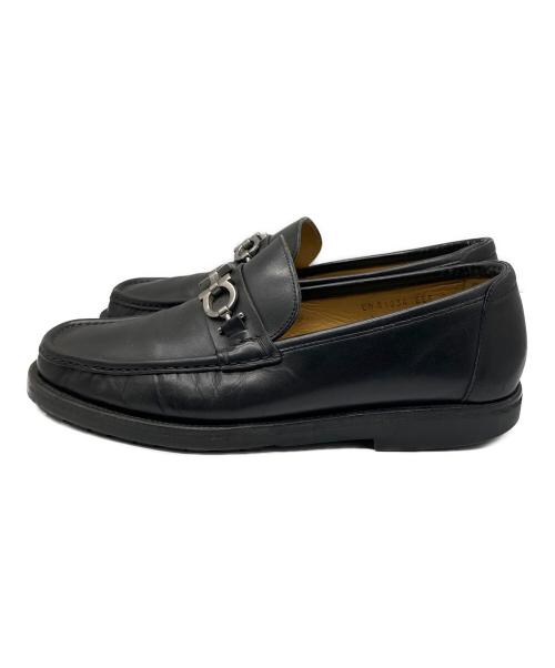 Salvatore Ferragamo（サルヴァトーレ フェラガモ）Salvatore Ferragamo (サルヴァトーレ フェラガモ) ビットローファーブラック ブラック サイズ:26の古着・服飾アイテム