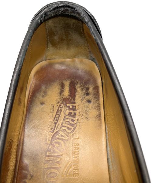 Salvatore Ferragamo（サルヴァトーレ フェラガモ）Salvatore Ferragamo (サルヴァトーレ フェラガモ) ビットローファーブラック ブラック サイズ:26の古着・服飾アイテム