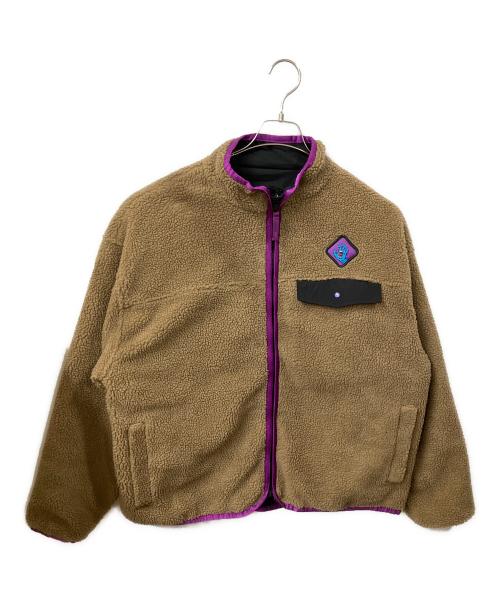 SANTA CRUZ（サンタクルーズ）SANTA CRUZ (サンタクルーズ) リバーシブルジャケット ブラック×ブラウン サイズ:Lの古着・服飾アイテム