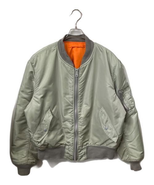 ALPHA（アルファ）ALPHA (アルファ) MA-1ジャケット グリーン×オレンジ グリーン×オレンジ サイズ:ＸＬの古着・服飾アイテム
