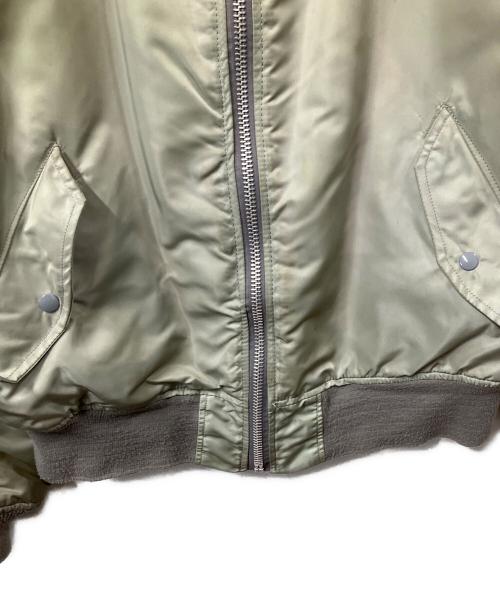 ALPHA（アルファ）ALPHA (アルファ) MA-1ジャケット グリーン×オレンジ グリーン×オレンジ サイズ:ＸＬの古着・服飾アイテム