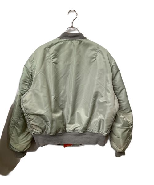 ALPHA（アルファ）ALPHA (アルファ) MA-1ジャケット グリーン×オレンジ グリーン×オレンジ サイズ:ＸＬの古着・服飾アイテム