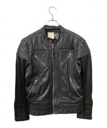 DIESEL（ディーゼル）の古着「レザージャケット」｜ブラック