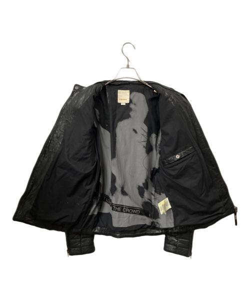 DIESEL（ディーゼル）DIESEL (ディーゼル) レザージャケット ブラック サイズ:Ｍの古着・服飾アイテム