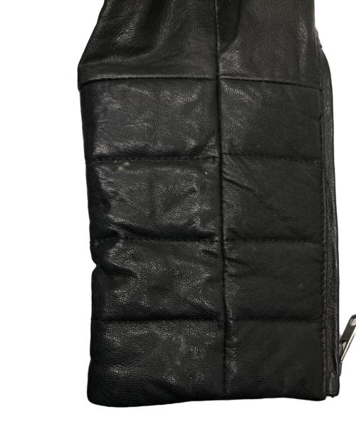 DIESEL（ディーゼル）DIESEL (ディーゼル) レザージャケット ブラック サイズ:Ｍの古着・服飾アイテム
