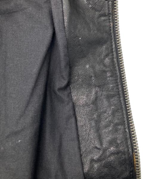 DIESEL（ディーゼル）DIESEL (ディーゼル) レザージャケット ブラック サイズ:Ｍの古着・服飾アイテム