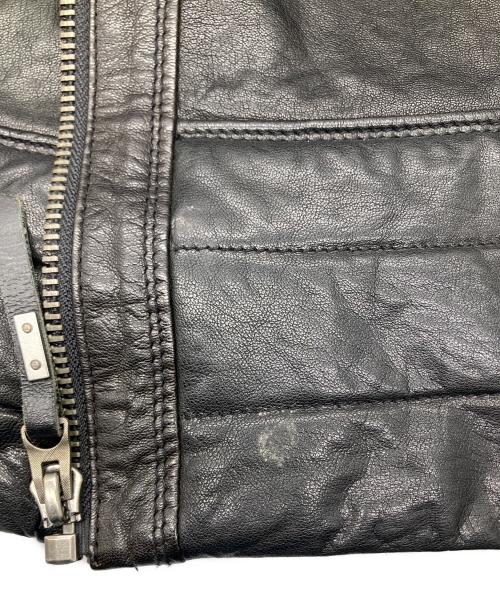 DIESEL（ディーゼル）DIESEL (ディーゼル) レザージャケット ブラック サイズ:Ｍの古着・服飾アイテム