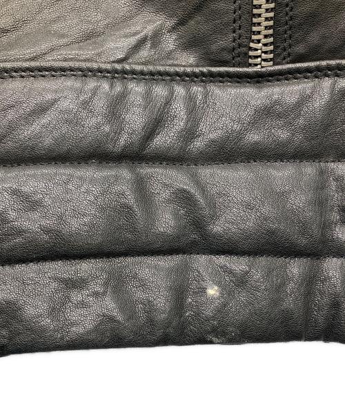 DIESEL（ディーゼル）DIESEL (ディーゼル) レザージャケット ブラック サイズ:Ｍの古着・服飾アイテム