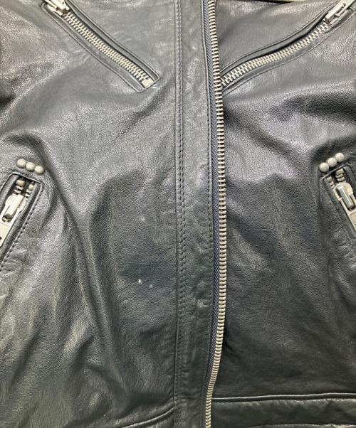 DIESEL（ディーゼル）DIESEL (ディーゼル) レザージャケット ブラック サイズ:Ｍの古着・服飾アイテム