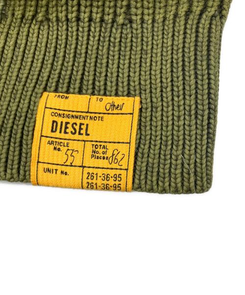 DIESEL（ディーゼル）DIESEL (ディーゼル) ドライバーズニット グリーン サイズ:Mの古着・服飾アイテム