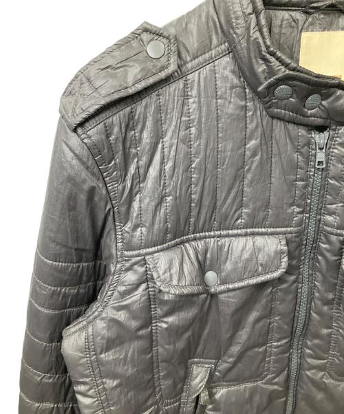 DIESEL（ディーゼル）DIESEL (ディーゼル) 中綿ジャケット ブラック グレー サイズ:Lの古着・服飾アイテム