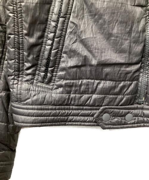 DIESEL（ディーゼル）DIESEL (ディーゼル) 中綿ジャケット ブラック グレー サイズ:Lの古着・服飾アイテム