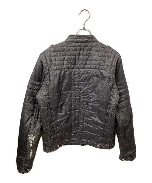 DIESEL（ディーゼル）DIESEL (ディーゼル) 中綿ジャケット ブラック グレー サイズ:Lの古着・服飾アイテム