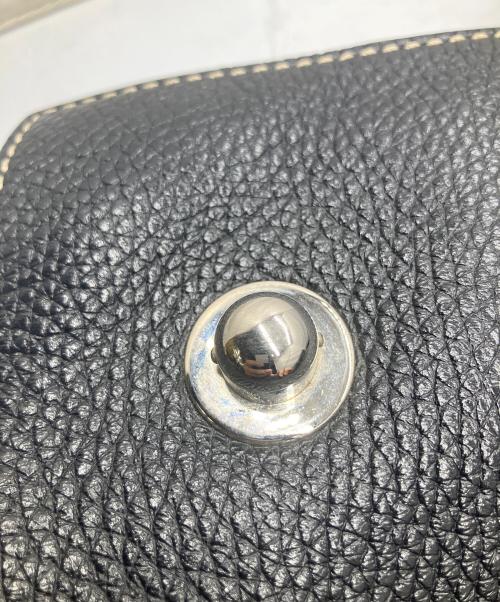 TOD'S（トッズ）TOD'S (トッズ) レザートートバッグ ブラック ブラックの古着・服飾アイテム