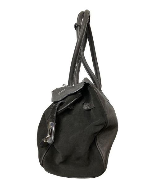 DINOU（デノウ）DINOU (デノウ) レザートートバッグ	グレー グレーの古着・服飾アイテム