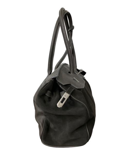 DINOU（デノウ）DINOU (デノウ) レザートートバッグ	グレー グレーの古着・服飾アイテム