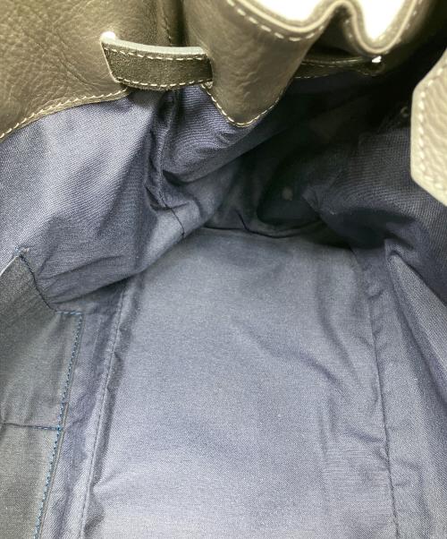 DINOU（デノウ）DINOU (デノウ) レザートートバッグ	グレー グレーの古着・服飾アイテム